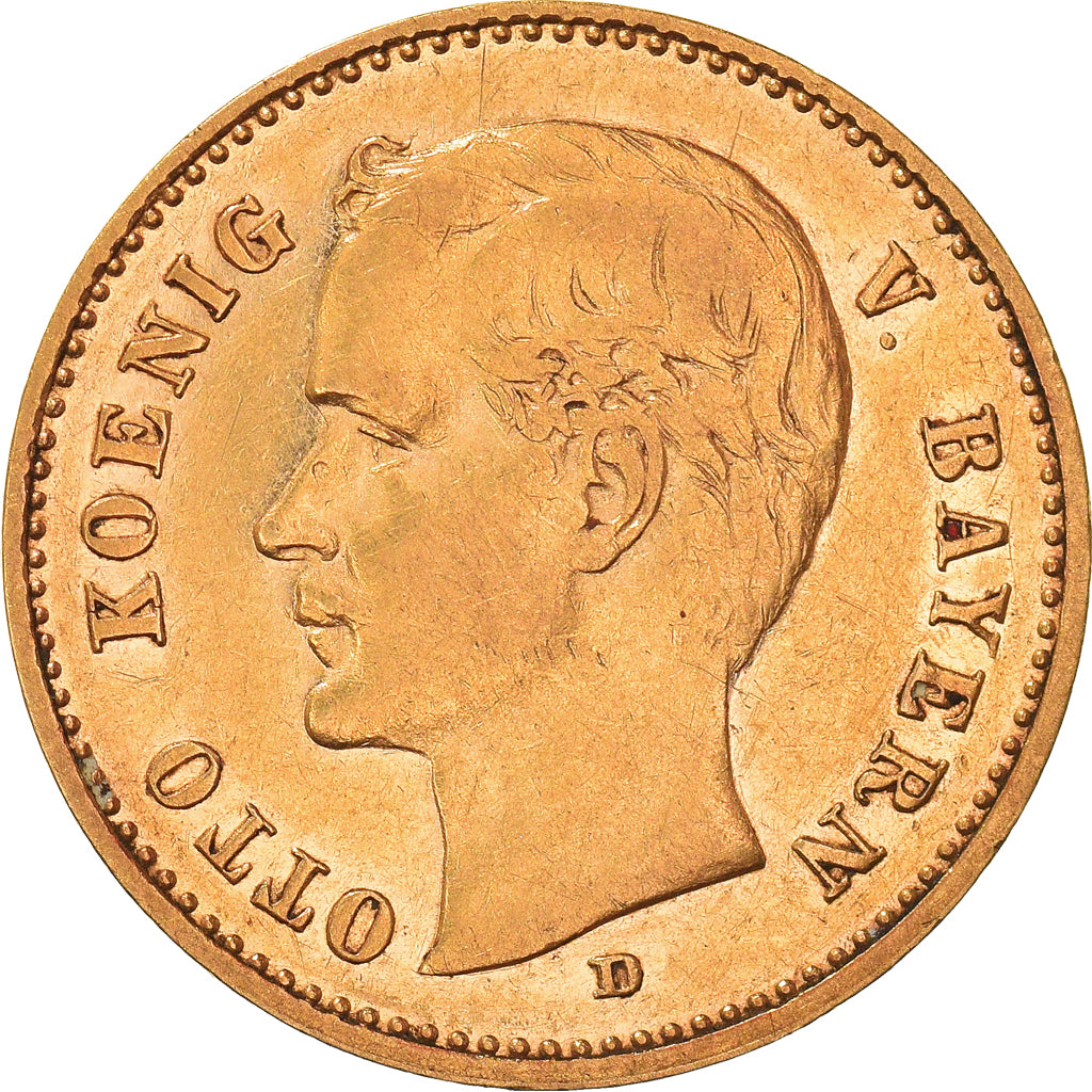 Monnaie, GERMANY - EMPIRE, Otto, 10 Mark, 1906, Munich, TTB, Or, KM:994