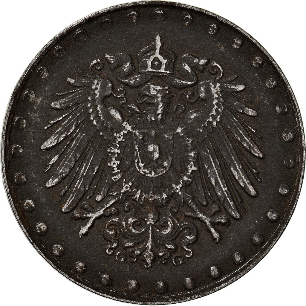 Monnaie, GERMANY - EMPIRE, 10 Pfennig, 1917, Karlsruhe, TTB+, Iron, KM:20