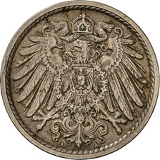 Coin, GERMANY - EMPIRE, Wilhelm II, 5 Pfennig, 1913, Berlin, EF(40-45)