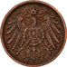 Coin, GERMANY - EMPIRE, Wilhelm II, 2 Pfennig, 1913, Munich, EF(40-45), Copper