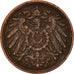 Coin, GERMANY - EMPIRE, Wilhelm II, Pfennig, 1906, Karlsruhe, EF(40-45), Copper