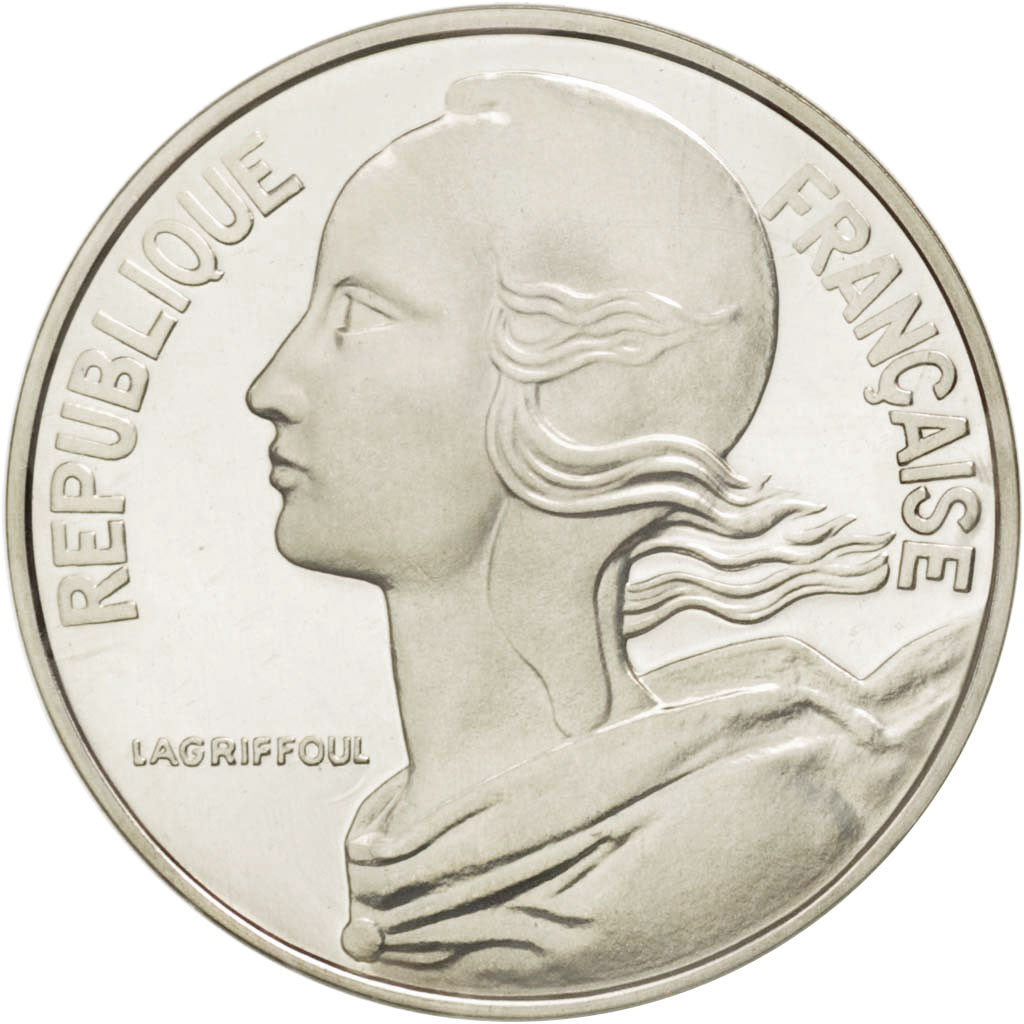 Coin, France, 20 Centimes, 1981, MS(65-70), Silver, KM:P693, Gadoury:56.P2