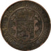 Münze, Luxemburg, William III, 10 Centimes, 1865, Paris, SS, Bronze, KM:23.2