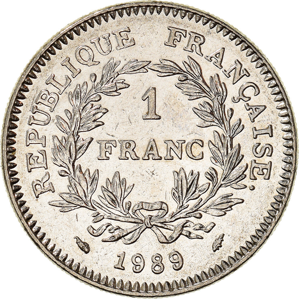Monnaie, France, États généraux, Franc, 1989, TTB+, Nickel, Gadoury:477