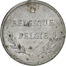 Coin, Belgium, Léopold III, 2 Francs, 2 Frank, 1944, VF(30-35), Zinc Coated