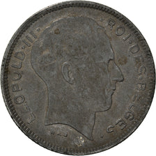Coin, Belgium, Léopold III, 5 Francs, 5 Frank, 1943, EF(40-45), Zinc, KM:129.1
