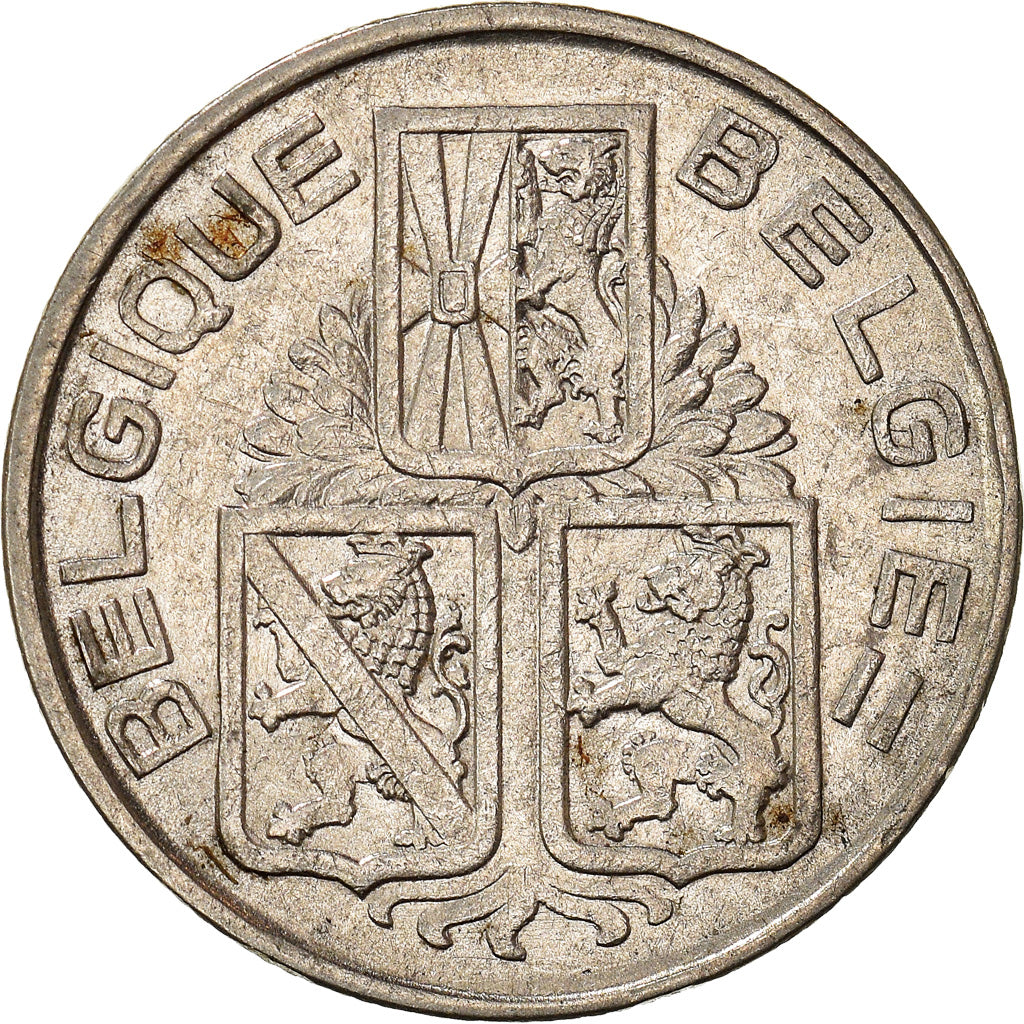 Moneta, Belgio, Léopold III, Franc, 1939, BB, Nichel, KM:119