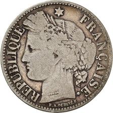 Moneta, Francia, Cérès, 2 Francs, 1870, Paris, MB, Argento, KM:817.1