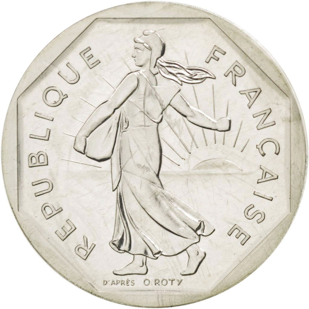 Monnaie, France, 2 Francs, 1981, FDC, Argent, KM:P704, Gadoury:123.P2