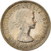 Moneda, Australia, Elizabeth II, Florin, 1960, Melbourne, MBC+, Plata, KM:60