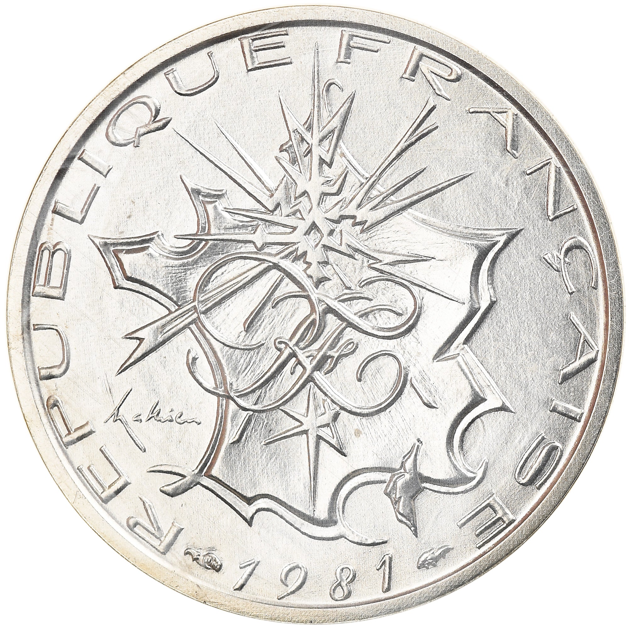Coin, France, 10 Francs, 1981, MS(65-70), Silver, KM:P712, Gadoury:186.P2