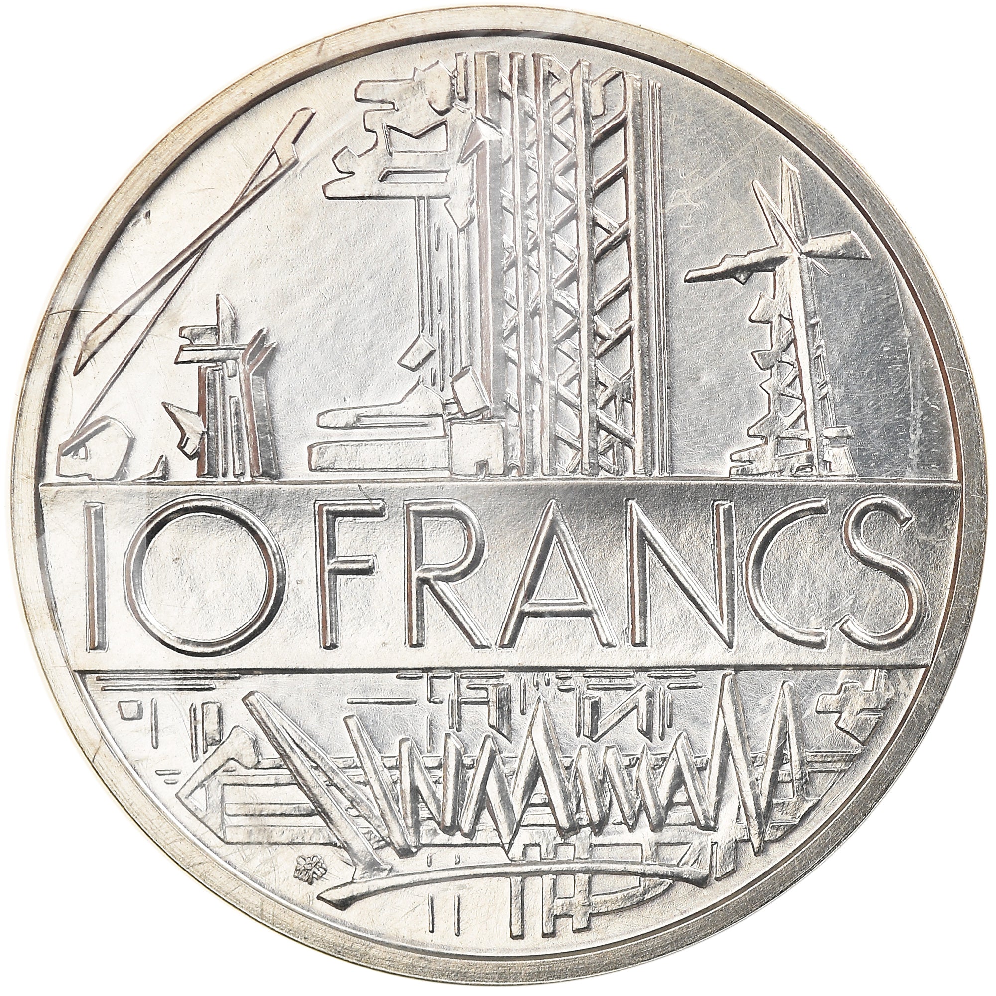 Coin, France, 10 Francs, 1981, MS(65-70), Silver, KM:P712, Gadoury:186.P2