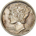 Coin, United States, Mercury Dime, 1943, Philadelphia, EF(40-45), Silver