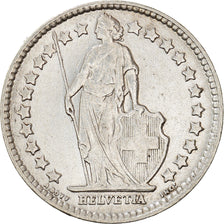 Coin, Switzerland, 1/2 Franc, 1932, Bern, AU(55-58), Silver, KM:23
