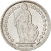 Coin, Switzerland, 1/2 Franc, 1932, Bern, AU(55-58), Silver, KM:23