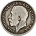 Coin, Great Britain, George V, 6 Pence, 1916, EF(40-45), Silver, KM:815