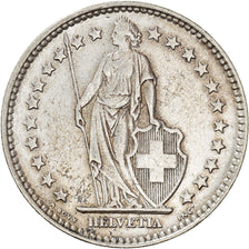 Coin, Switzerland, 2 Francs, 1937, Bern, AU(50-53), Silver, KM:21