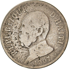 Munten, Haïti, 20 Centimes, 1907, FR, Cupro-nikkel, KM:55