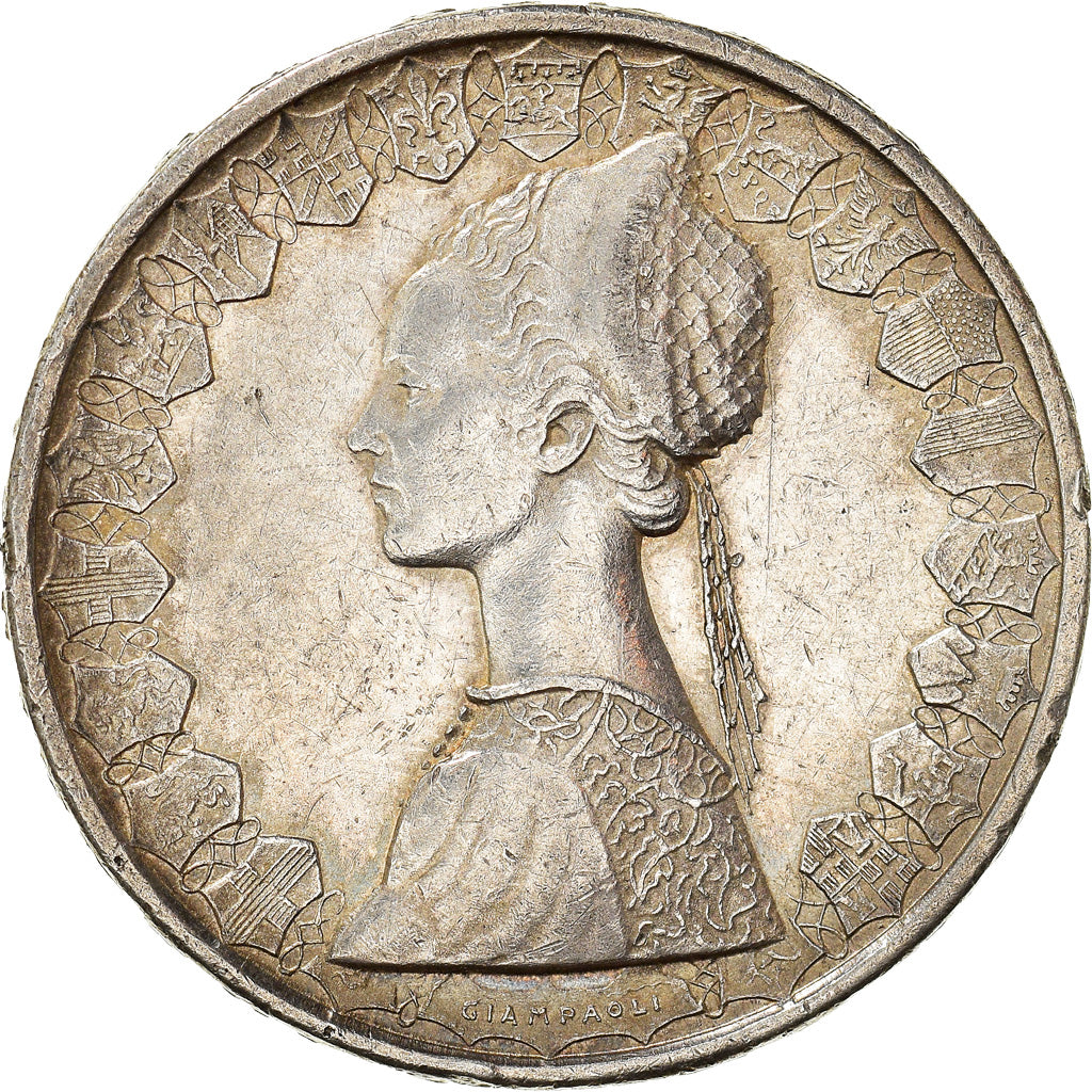 Coin, Italy, 500 Lire, 1958, Rome, AU(50-53), Silver, KM:98