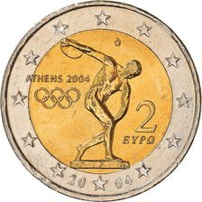Grèce, 2 Euro, 2004, Athènes, SPL+, Bimétallique, KM:209