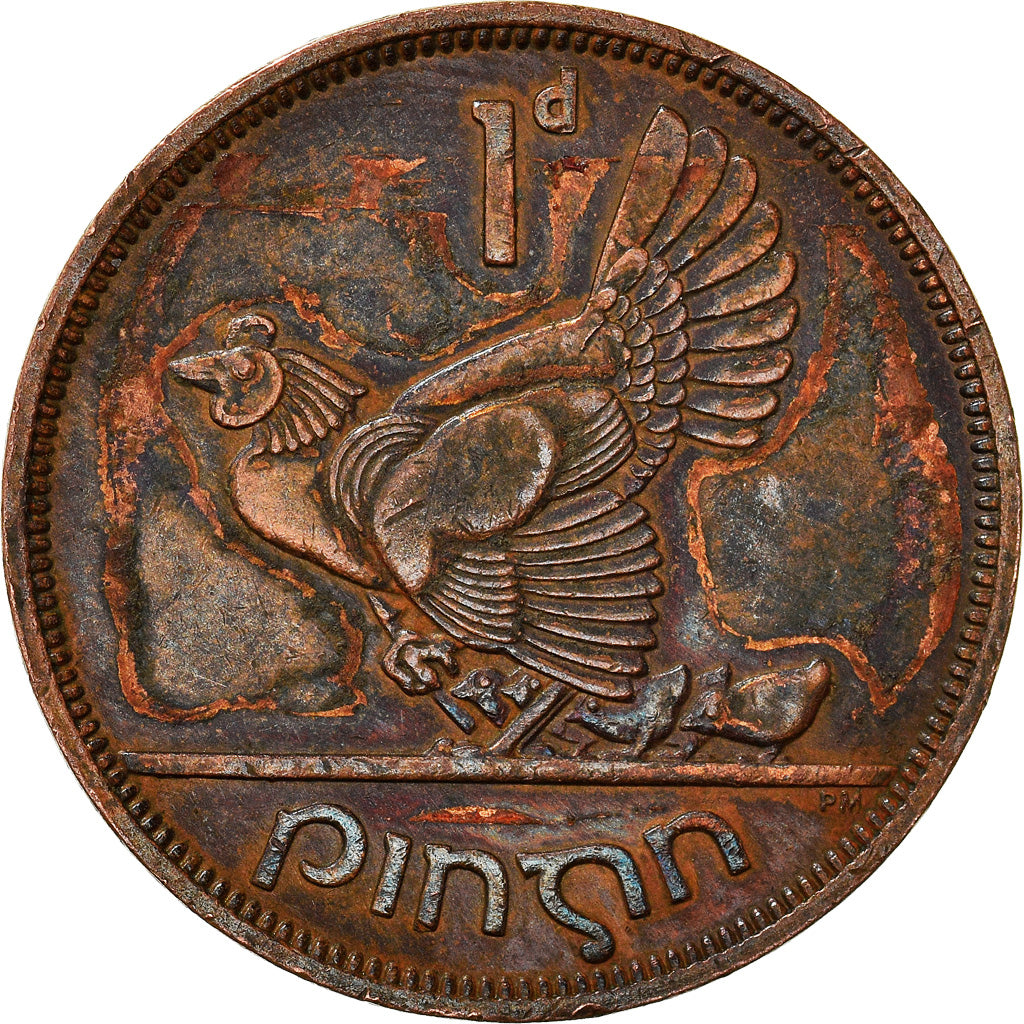 Coin, IRELAND REPUBLIC, Penny, 1964, EF(40-45), Bronze, KM:11