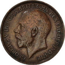 Coin, Great Britain, George V, Penny, 1914, VF(30-35), Bronze, KM:810