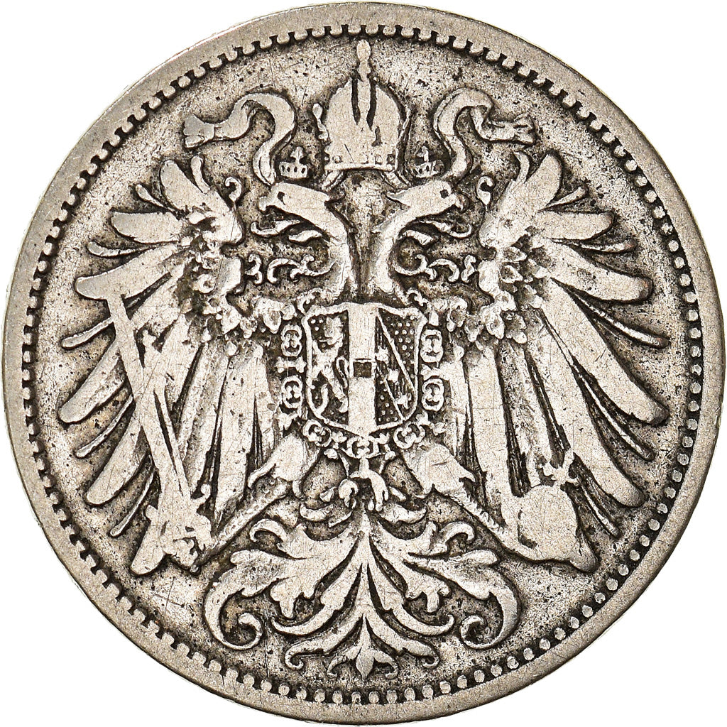 Munten, Oostenrijk, Franz Joseph I, 20 Heller, 1893, ZF, Nickel, KM:2803
