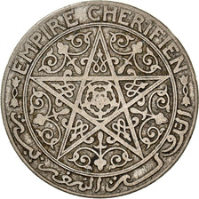 Coin, Morocco, Yusuf, Franc, 1921 (AH 1340), bi-Bariz, Paris, VF(30-35), Nickel