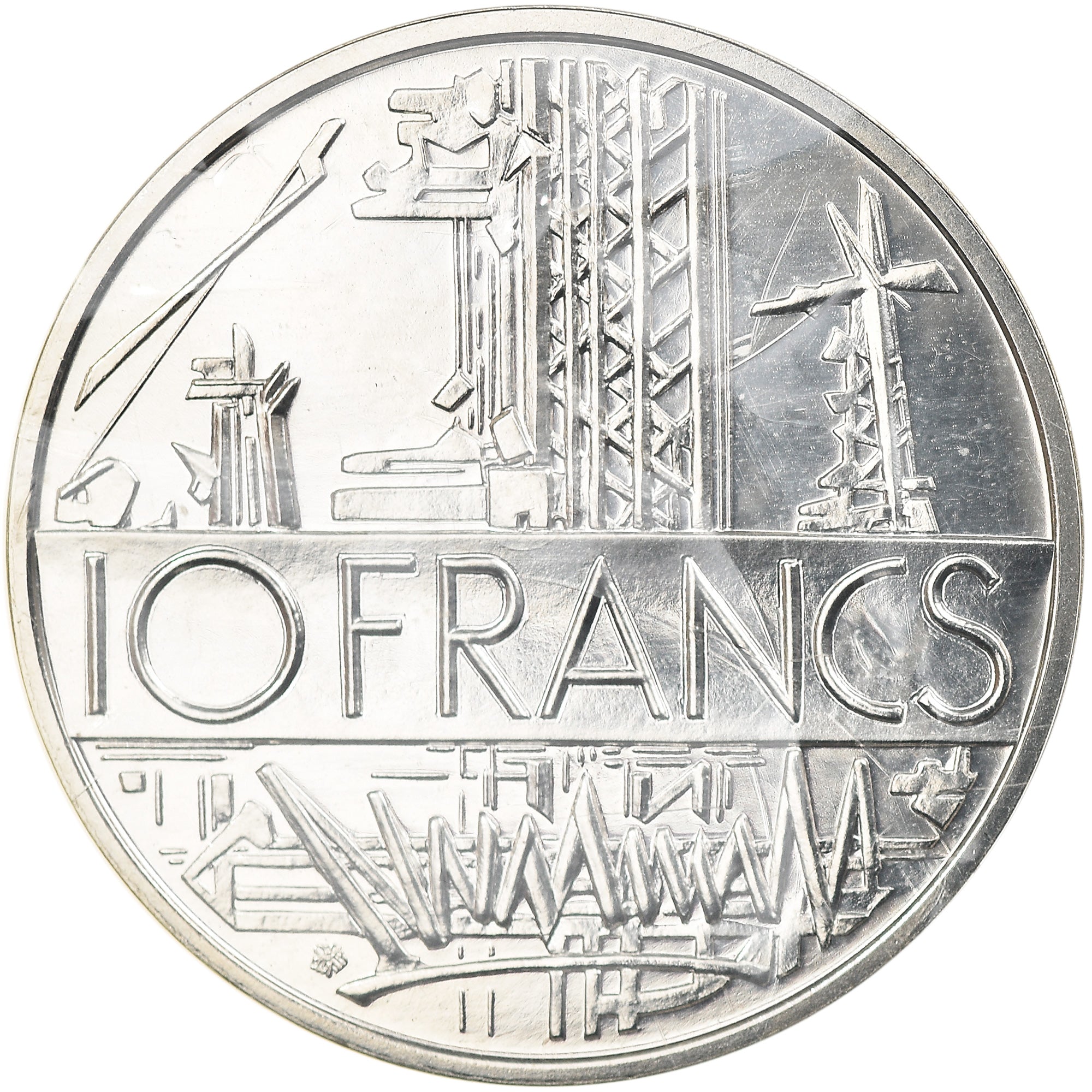 Coin, France, 10 Francs, 1982, MS(65-70), Silver, KM:P744, Gadoury:186.P2
