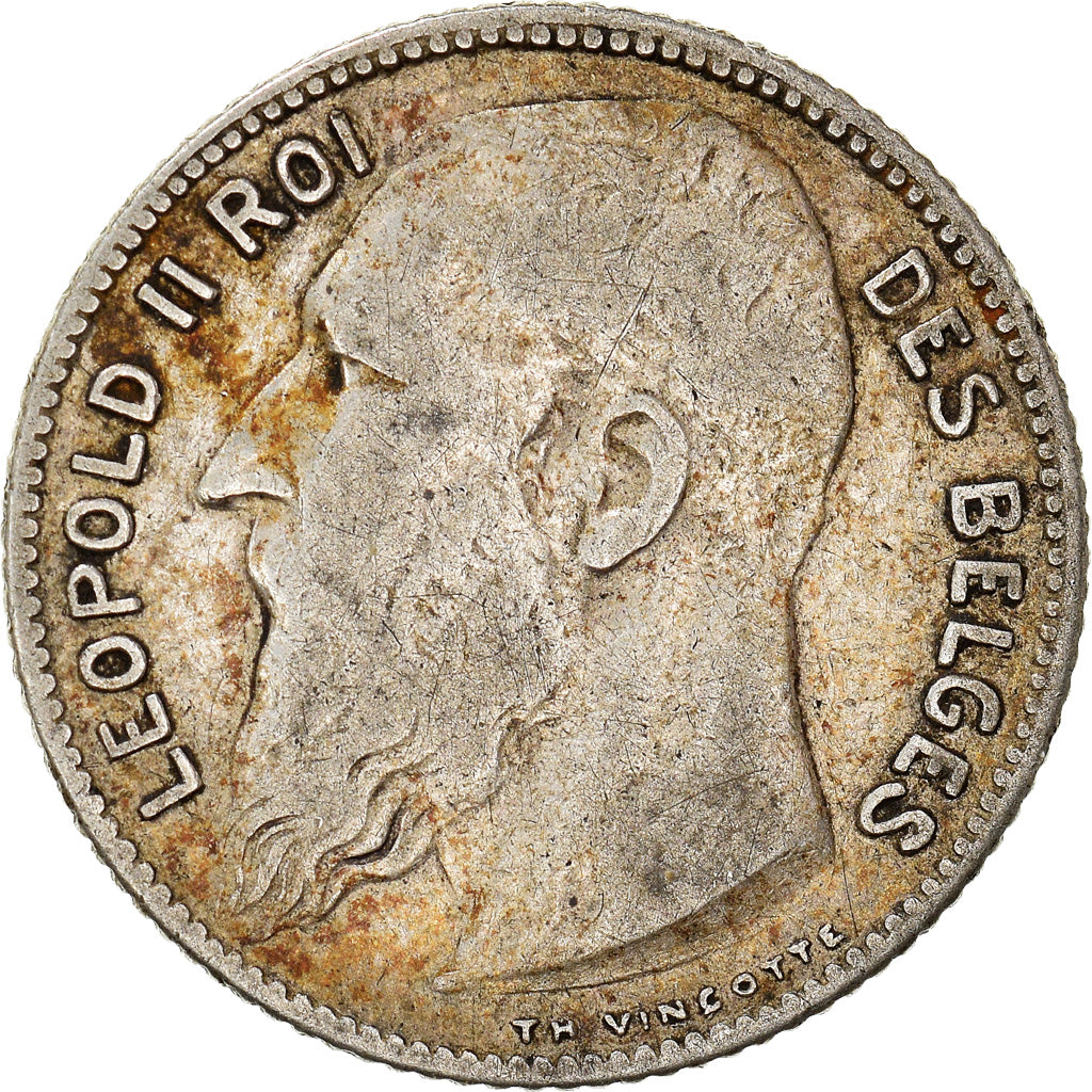 Coin, Belgium, Franc, 1909, EF(40-45), Silver, KM:56.2