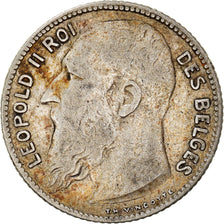 Coin, Belgium, Franc, 1909, EF(40-45), Silver, KM:56.2
