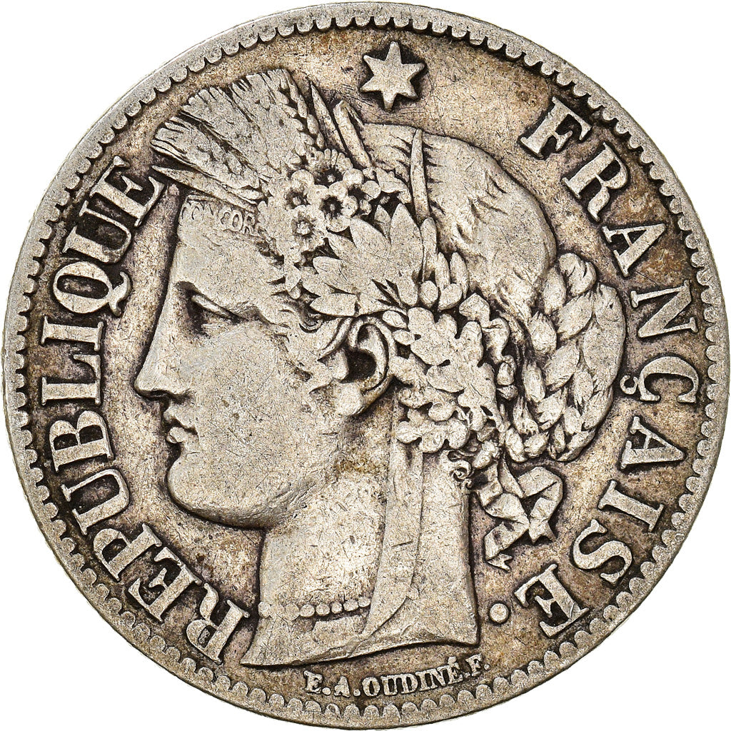 Monnaie, France, Cérès, 2 Francs, 1887, Paris, TB+, Argent, Gadoury:530a