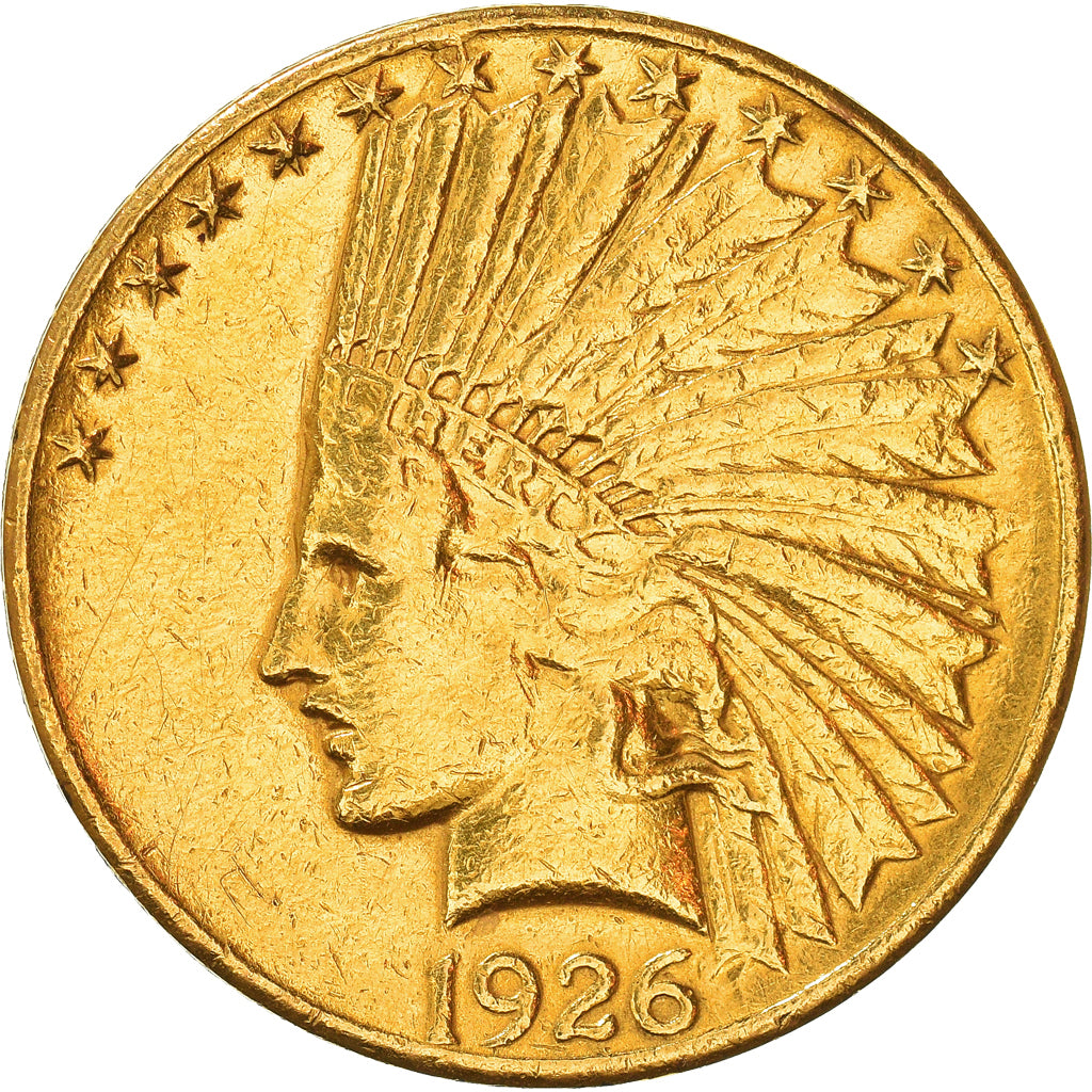 Coin, United States, Indian Head, 10 Dollars, 1926, Philadelphia, VF(30-35)