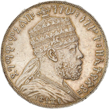 Coin, Ethiopia, Menelik II, Birr, 1895 (1902-03), Paris, AU(55-58), Silver