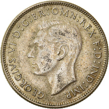 Coin, Australia, George VI, Florin, 1946, Melbourne, EF(40-45), Silver, KM:40a