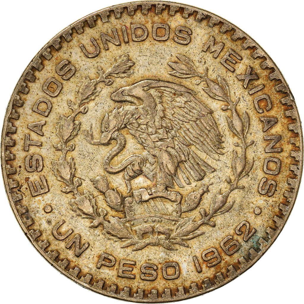 Monnaie, Mexique, Peso, 1962, Mexico City, TTB+, Argent, KM:459