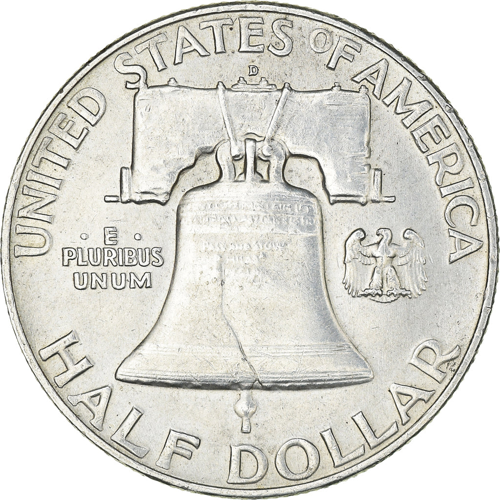 Coin, United States, Franklin Half Dollar, 1957, Philadelphia, AU(50-53)