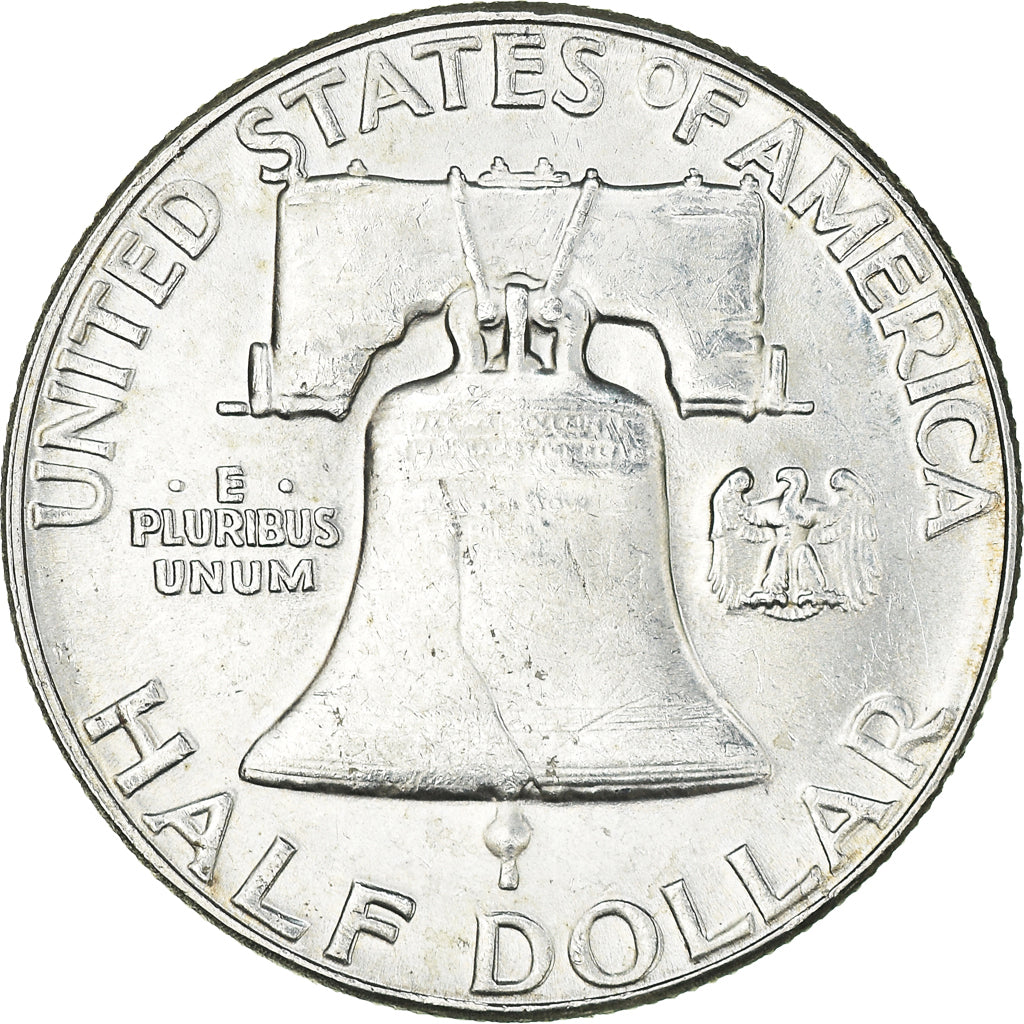 Coin, United States, Franklin Half Dollar,1963, Philadelphia, AU(55-58)
