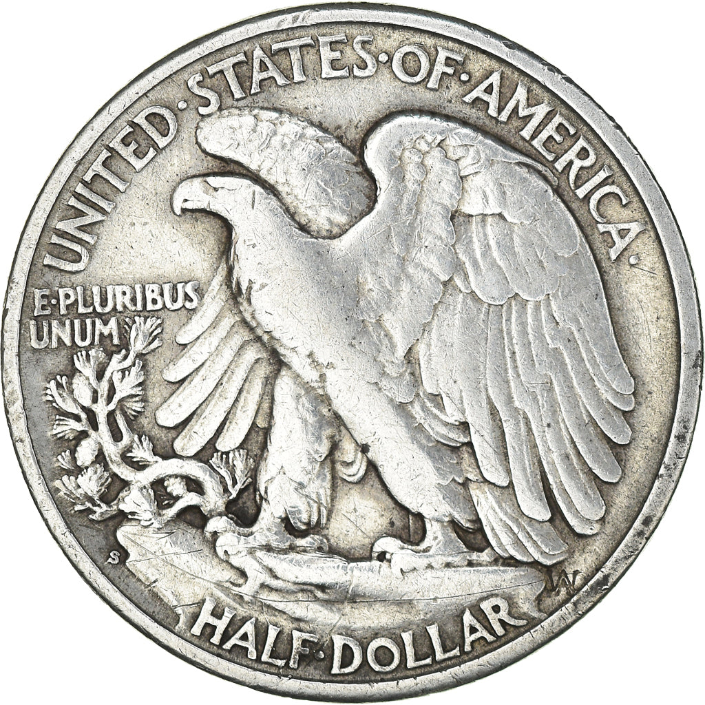 Monnaie, États-Unis, Liberty Walking, Half Dollar, 1940, San Francisco, TB+