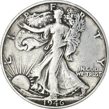 Coin, United States, Liberty Walking, Half Dollar, 1946, San Francisco