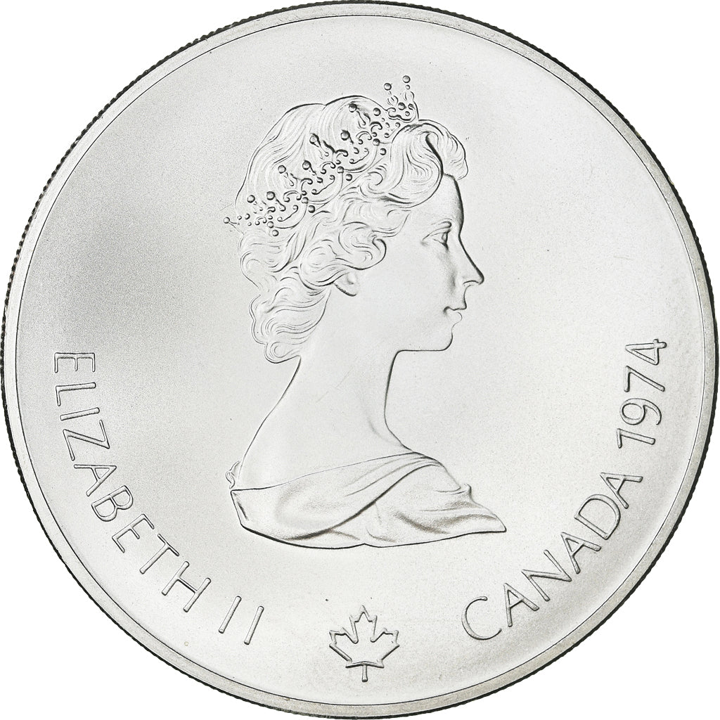 Coin, Canada, Montréal XXI Olympiade, 5 Dollars, 1974, Ottawa, MS(65-70)