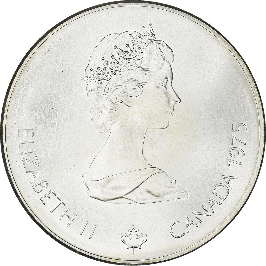 Coin, Canada, Montréal XXI Olympiade, 5 Dollars, 1975, Ottawa, MS(65-70)
