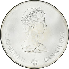 Coin, Canada, Montréal XXI Olympiade, 5 Dollars, 1975, Ottawa, MS(65-70)