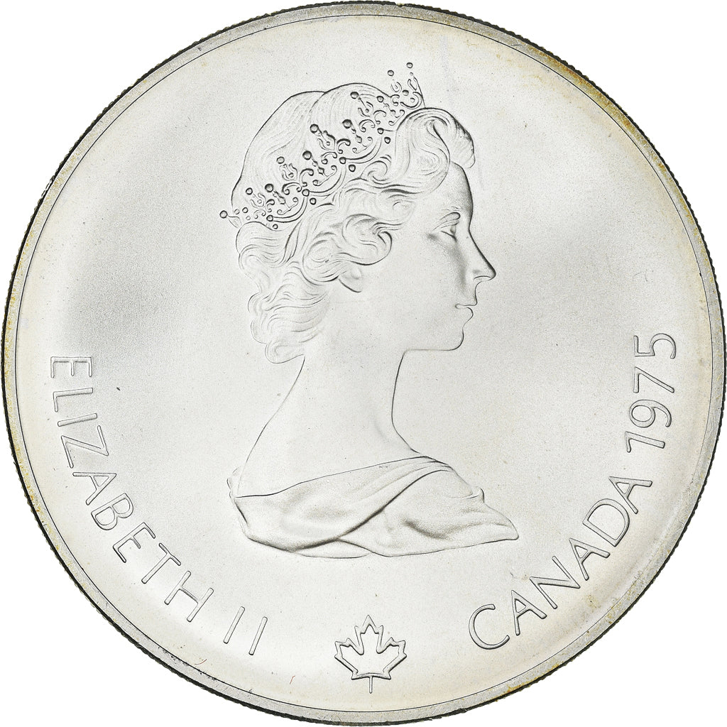 Coin, Canada, Montréal XXI Olympiade, 5 Dollars, 1975, Ottawa, MS(65-70)
