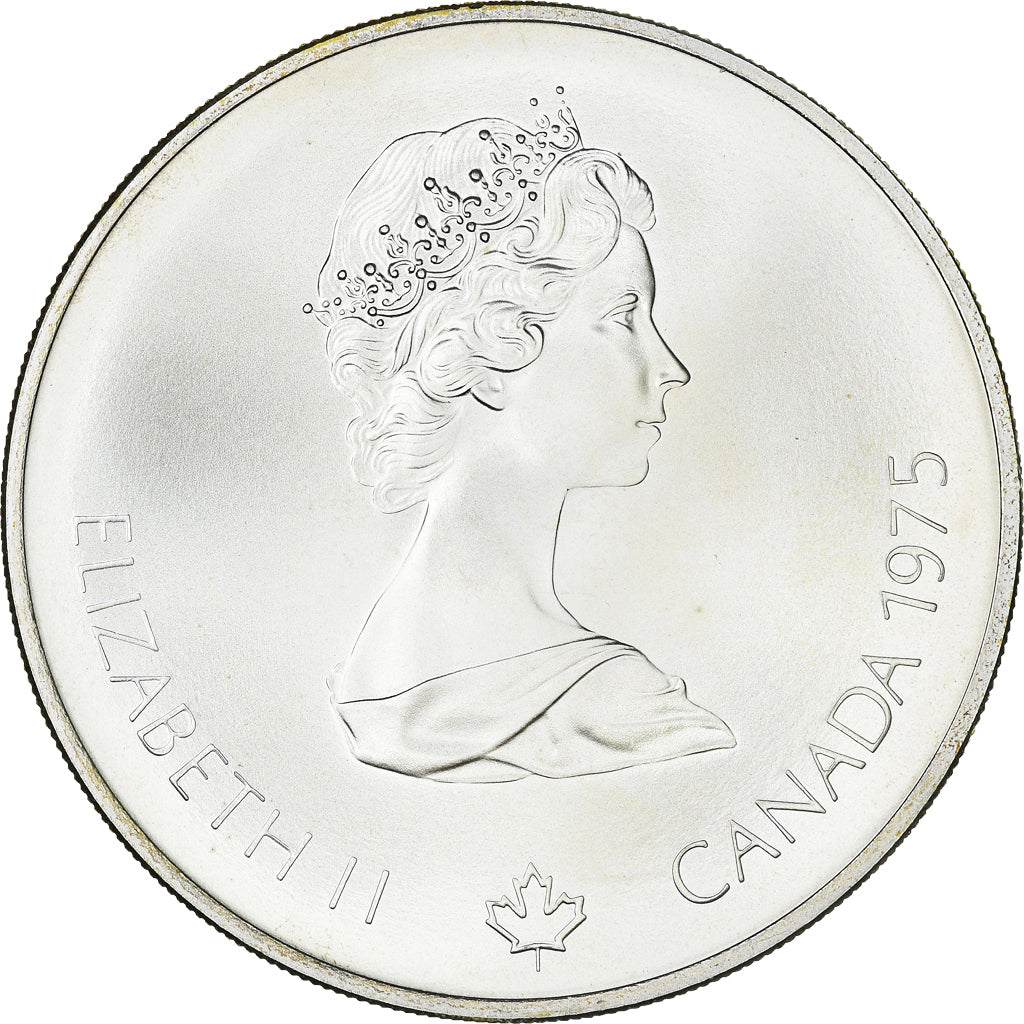 Coin, Canada, Montréal XXI Olympiade, 5 Dollars, 1975, Ottawa, MS(65-70)