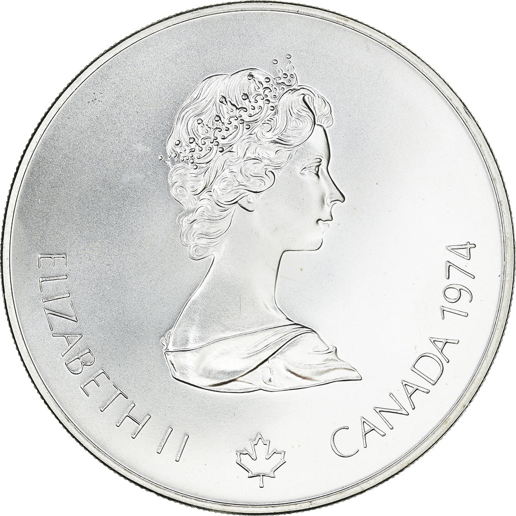 Coin, Canada, Montréal XXI Olympiade, 5 Dollars, 1974, Ottawa, MS(65-70)