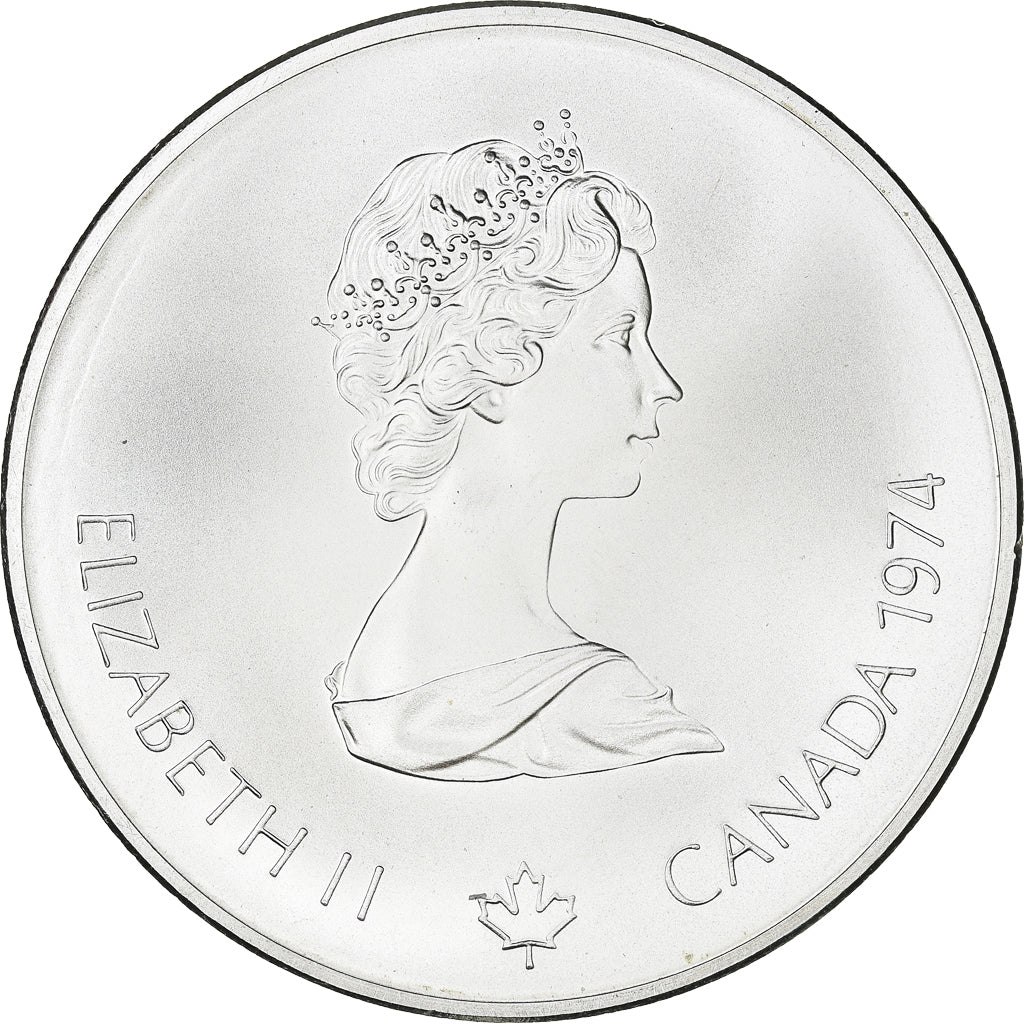 Coin, Canada, Montréal XXI Olympiade, 5 Dollars, 1974, Ottawa, MS(65-70)