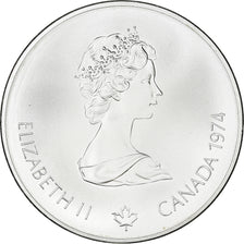 Coin, Canada, Montréal XXI Olympiade, 5 Dollars, 1974, Ottawa, MS(65-70)