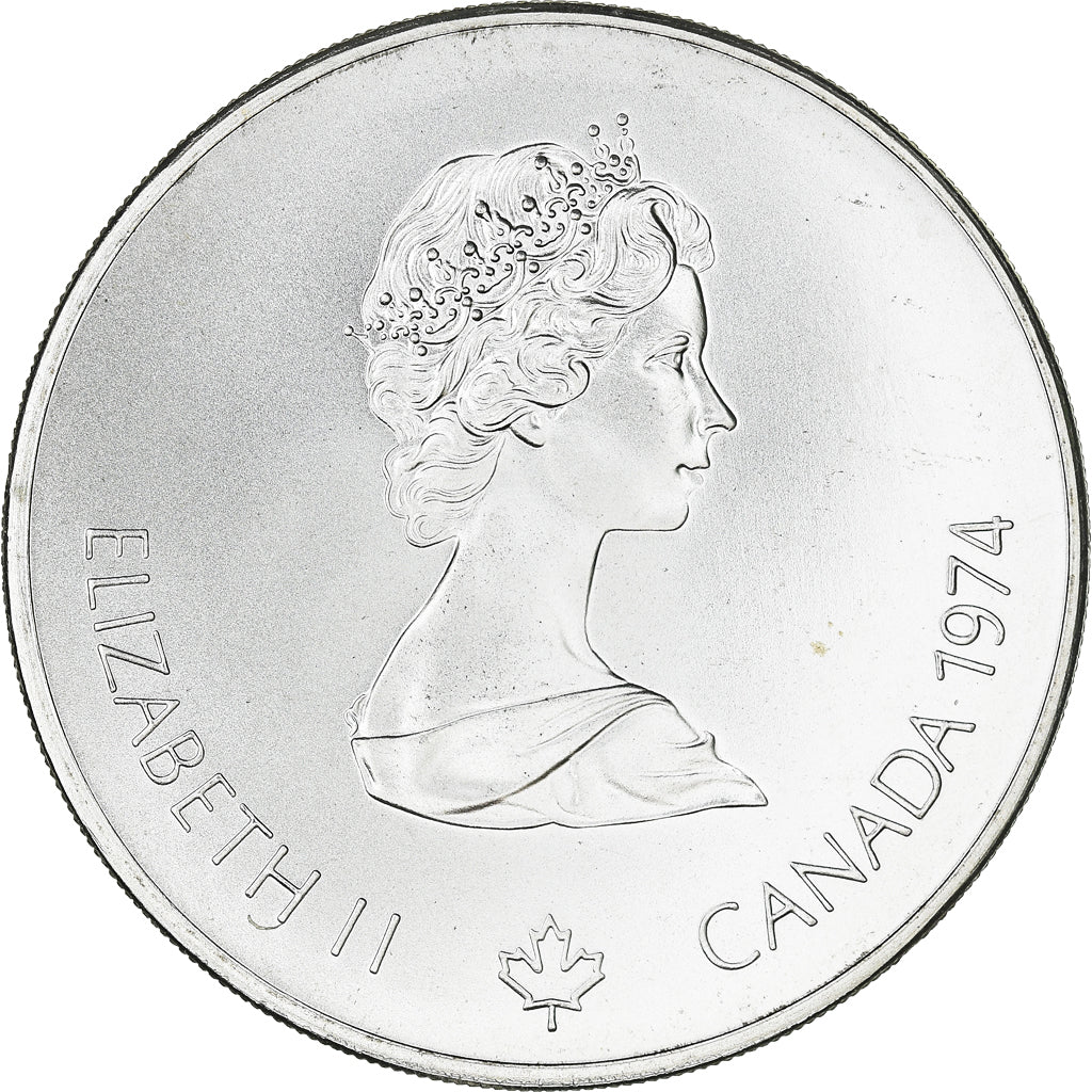 Coin, Canada, Montréal XXI Olympiade, 5 Dollars, 1974, Ottawa, MS(65-70)
