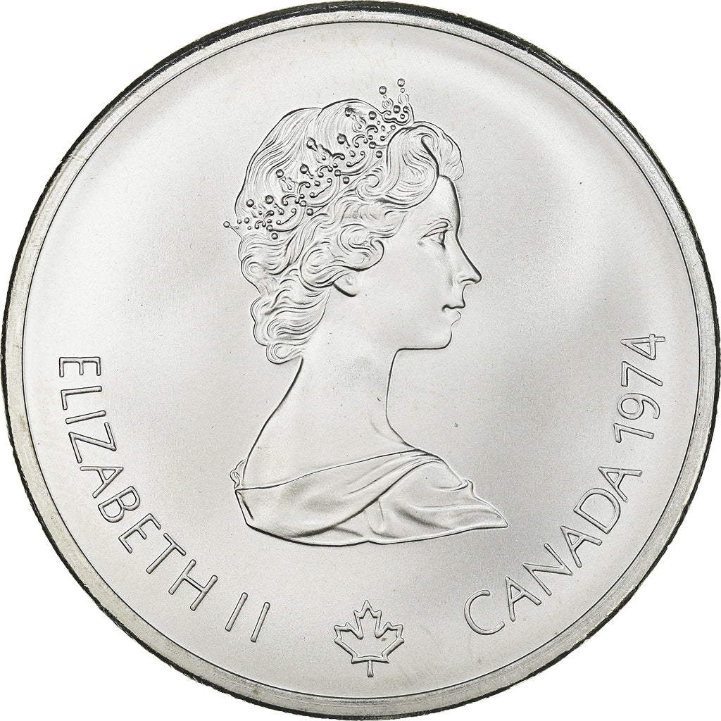 Coin, Canada, Montréal XXI Olympiade, 10 Dollars, 1974, Ottawa, MS(65-70)